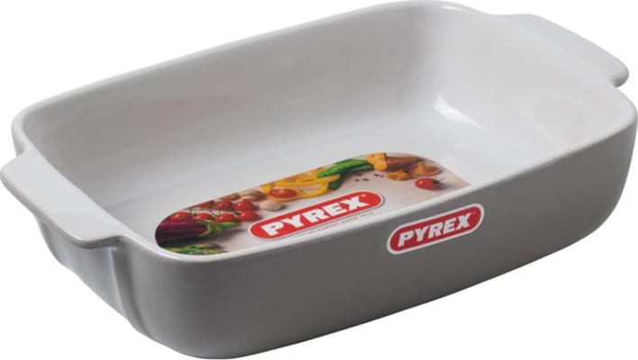 Pyrex Fat ferkantað 25x19cm Signature grey