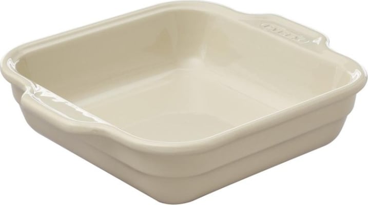 Pyrex Fat ferkantað 27x23cm Création sand