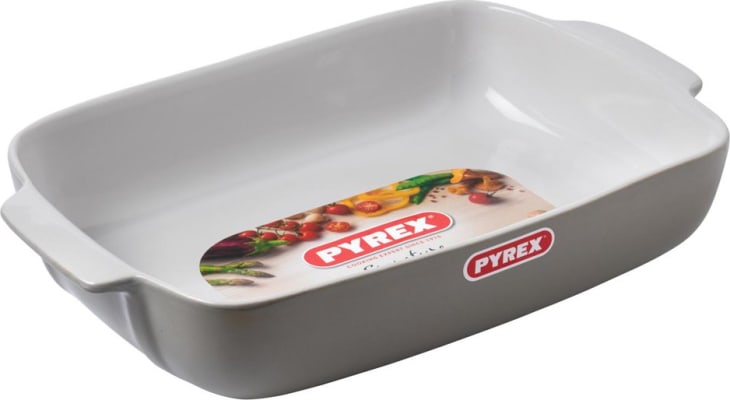 Pyrex Fat ferkantað 30x22cm Signature grey