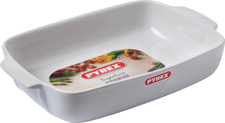 Pyrex Fat ferkantað 30x22cm Signature white