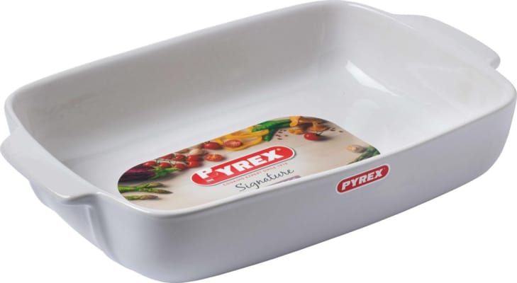 Pyrex Fat ferkantað 35x25cm Signature white