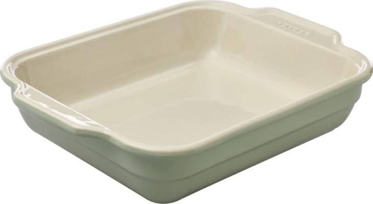 Pyrex Fat ferkantað 37x28cm Création sage green