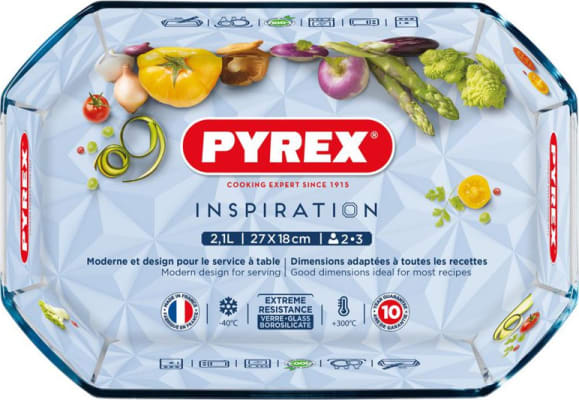 Pyrex Gler fat 27x18 Inspiration