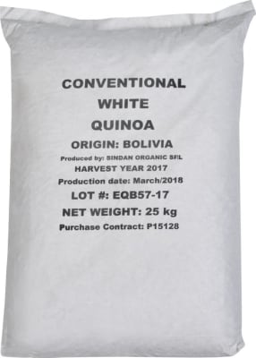 Quinoa hvítt 25kg
