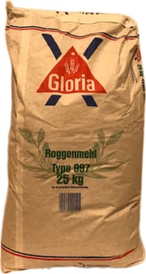 Rúgsigtimjöl 997 25 Kg Bäko