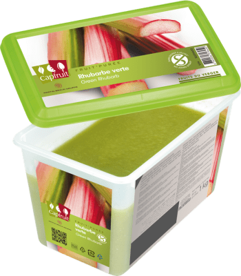 Rabarbara Puré Capfruit 1kg án viðbætts sykurs