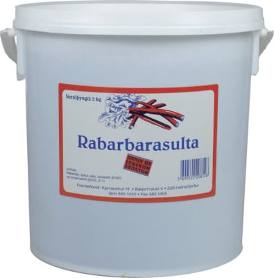 Rabarbarasulta 6kg/stk