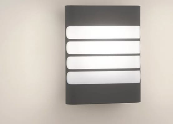Racoon úti veggljós IP44 3W anthracite