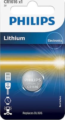 Rafhlöður 3V  Lithium CR1616