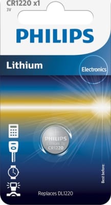 Rafhlöður 3V Lithium CR1220