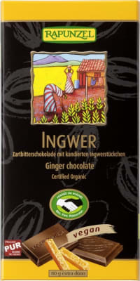 Rapunzel Engifer Súkkulaði Dökkt 55%