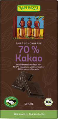 Rapunzel 70% Súkkulaði með Rapadurasykri