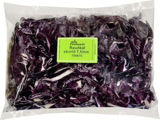 Rauðkál skorið 7,5mm - Sérpöntun
