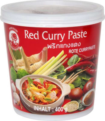 Rautt karrý / Curry paste red 400g