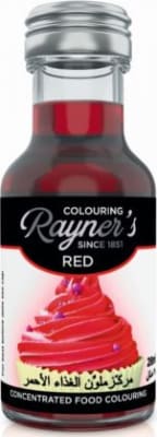 Rayners matarlitur rauður 12x28ml