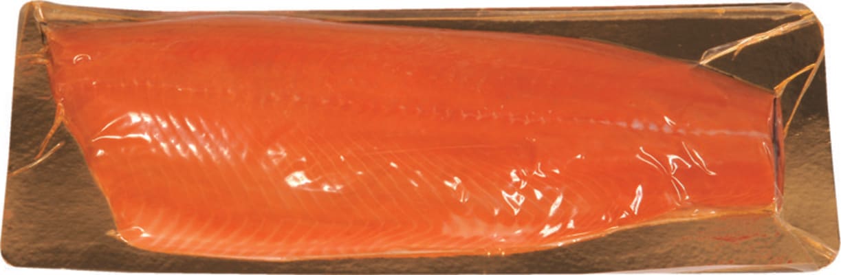 Reyktur lax sneiddur uþb 1kg