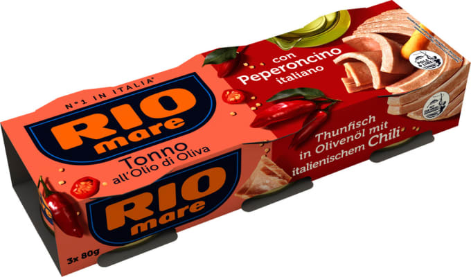 Rio Mare Tuna in Olive Oil with Chilli Pepper 3pack