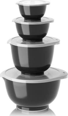 Rosti Mepal Skálasett mini 0,25+0,5+1,5+3ltr New black