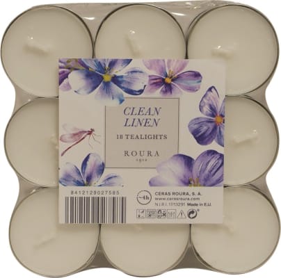 Roura Teljós Essential - Clean Linen 18 stk- 4 klst