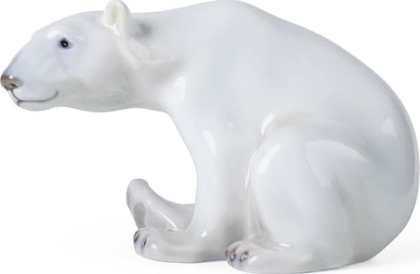 Royal Copenhagen Ísbjörn sitjandi 12cm