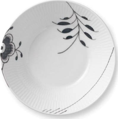 Royal Copenhagen Black Mega djúpur diskur 17cm