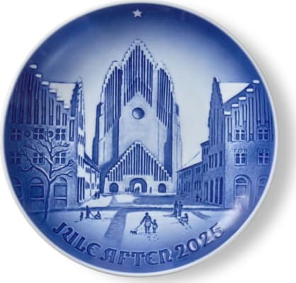 Royal Copenhagen Blue Collectibles jólaplatti 2025 Bing&Gröndahl