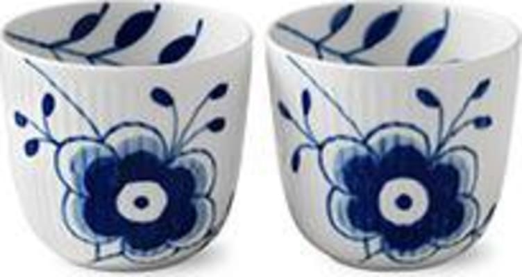 Royal Copenhagen Blue Mega kertaglös 2stk