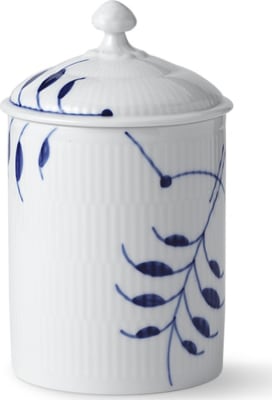 Royal Copenhagen Blue Mega krukka m. loki 16cm
