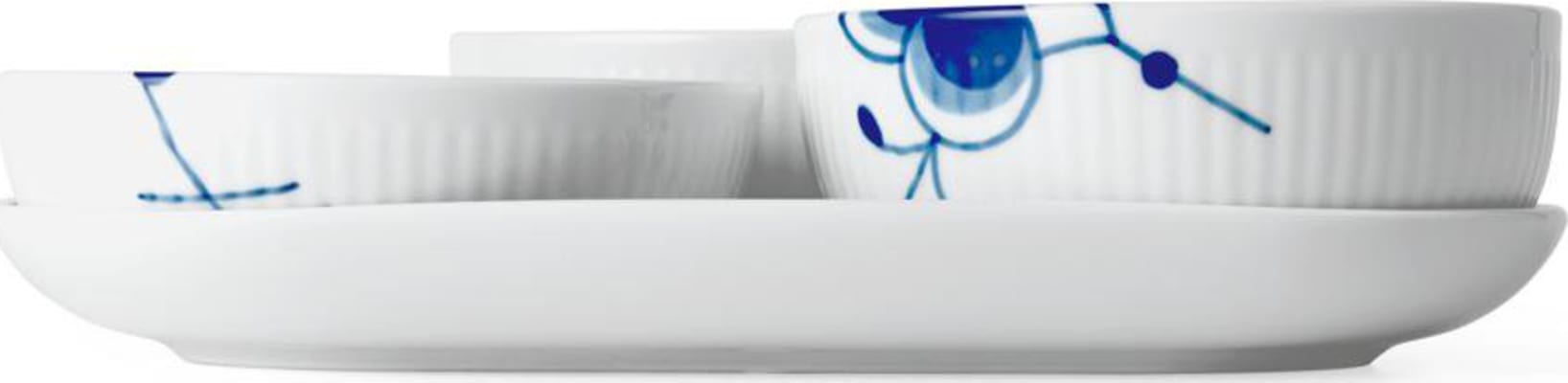 Royal Copenhagen Blue Mega skálasett 24,5cm 4stk