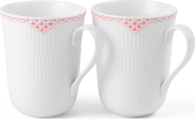 Royal Copenhagen Coral Lace bolli 33cl 2stk