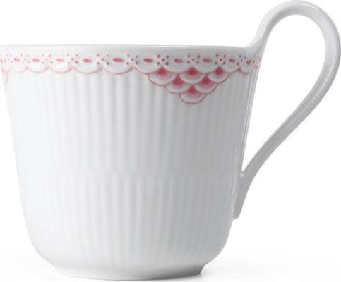 Royal Copenhagen Coral Lace bolli með háu handfangi 33cl