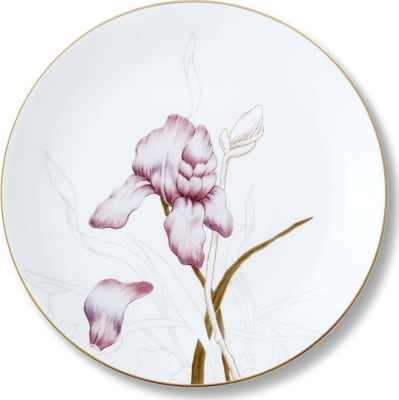 Royal Copenhagen Flora diskur 22cm Iris