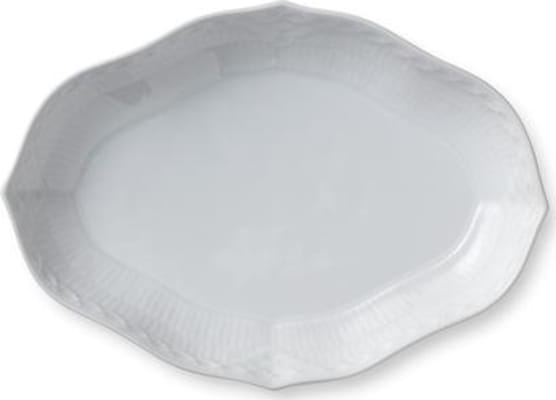 Royal Copenhagen Half Lace oval diskur 22cm