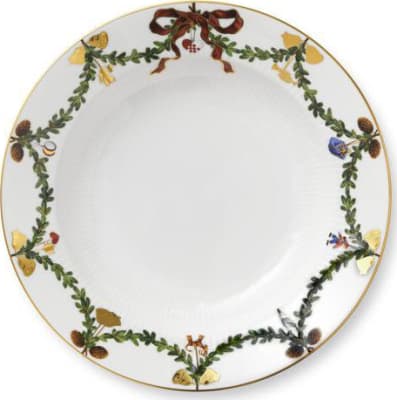 Royal Copenhagen Star Fluted diskur djúpur 24cm