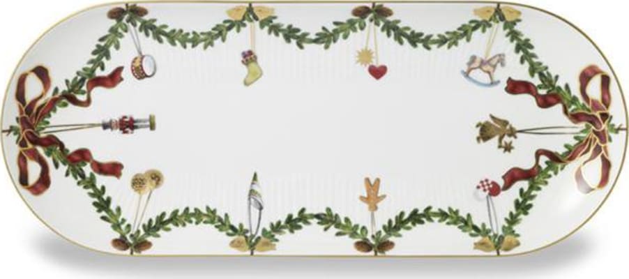 Royal Copenhagen Star Fluted fat aflangt 39cm