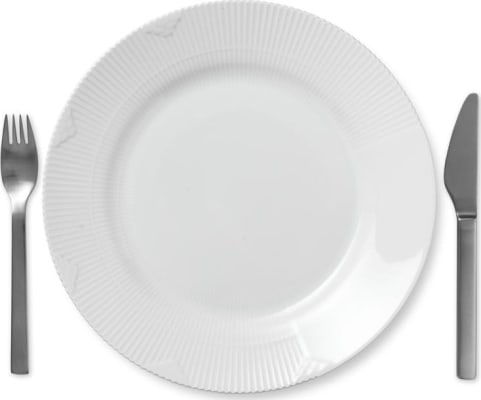 Royal Copenhagen White Elements diskur 28cm