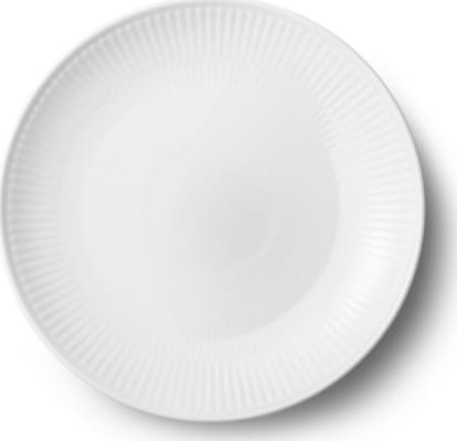 Royal Copenhagen White Fluted coupe diskur 19cm