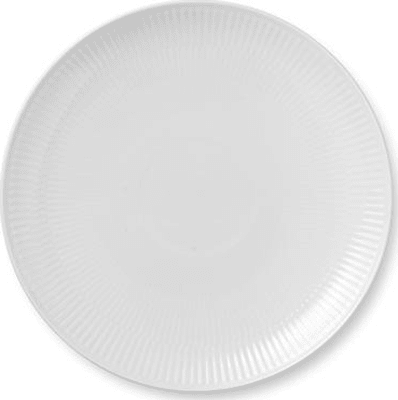 Royal Copenhagen White Fluted coupe diskur 23cm