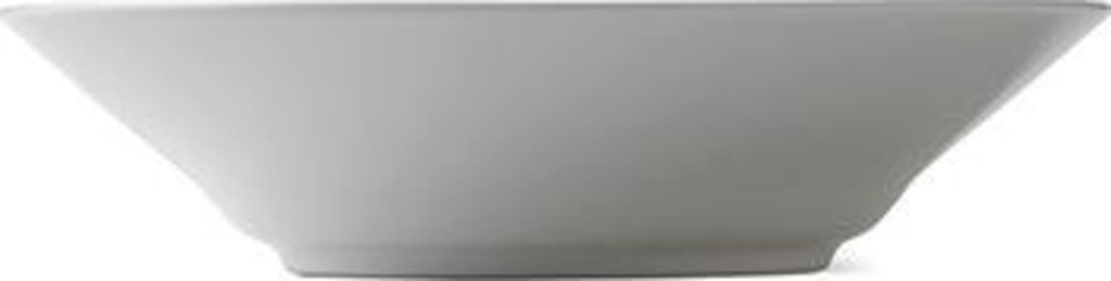 Royal Copenhagen White Fluted djúpur diskur stór 24cm