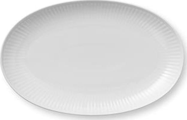 Royal Copenhagen White Fluted fat 23cm