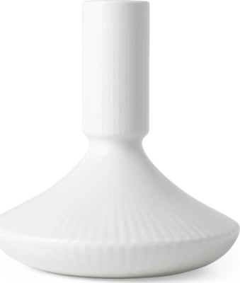 Royal Copenhagen White Fluted kertastjaki 12cm