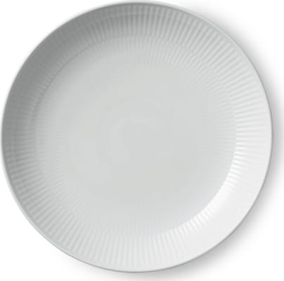 Royal Copenhagen White Fluted modern diskur 25cm