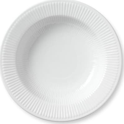 Royal Copenhagen White Fluted pastadiskur 30cm