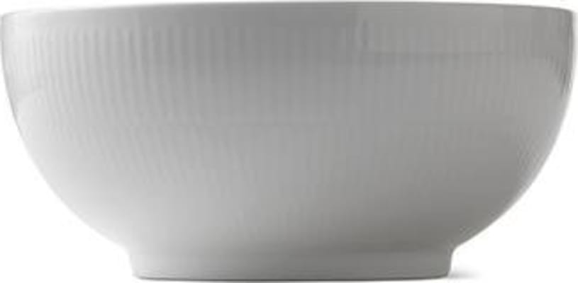 Royal Copenhagen White Fluted skál 21cm 180cl