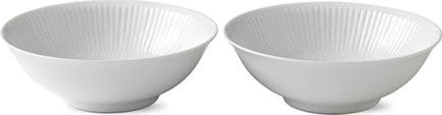 Royal Copenhagen White Fluted skál 2stk 35cl