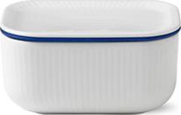 Royal Copenhagen White Fluted smjörkúpa 42cl