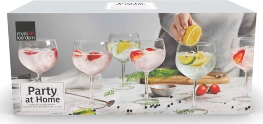 Royal Leerdam Glas 63cl 8stk Gin & tonic Party at Home