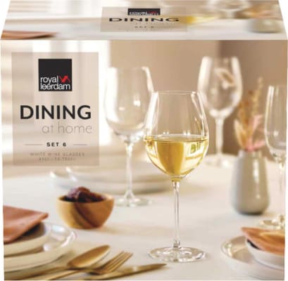 Royal Leerdam Glas hvítvín 41cl 6stk Dining At Home