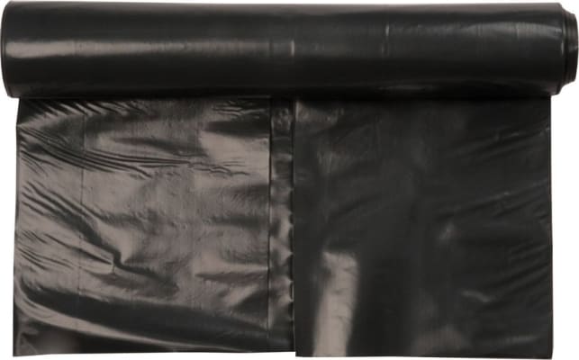 Ruslapokar svartir 72x112cm 100ltr 55my 10stk