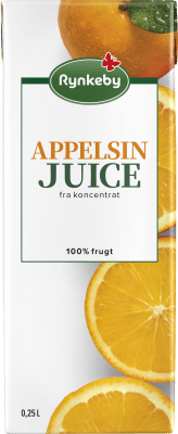 Rynkeby Appelsínusafi 27x250ml